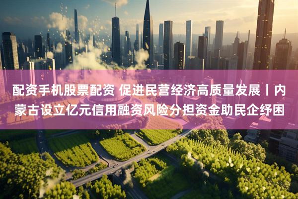 配资手机股票配资 促进民营经济高质量发展丨内蒙古设立亿元信用融资风险分担资金助民企纾困